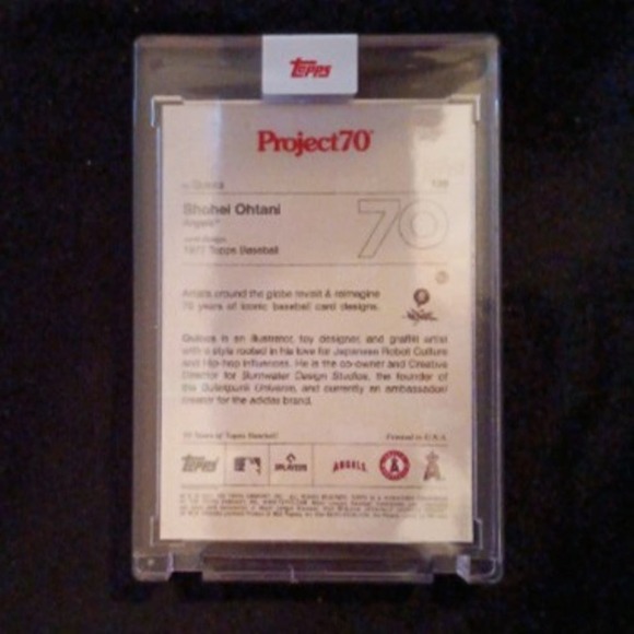 Topps Project 70 card #136. Shohei Ohtani by Quiccs. Only 4,256 produced! - Picture 4 of 7